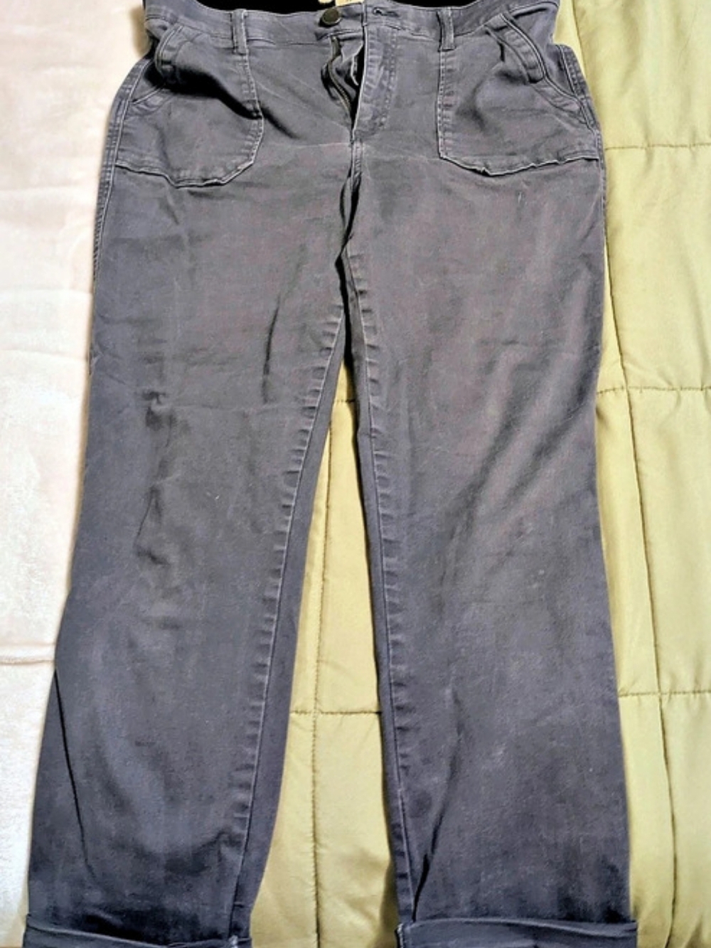 Ladies Democracy "Ab"Technology High-Rise Tapered Utility Pant Gray 12